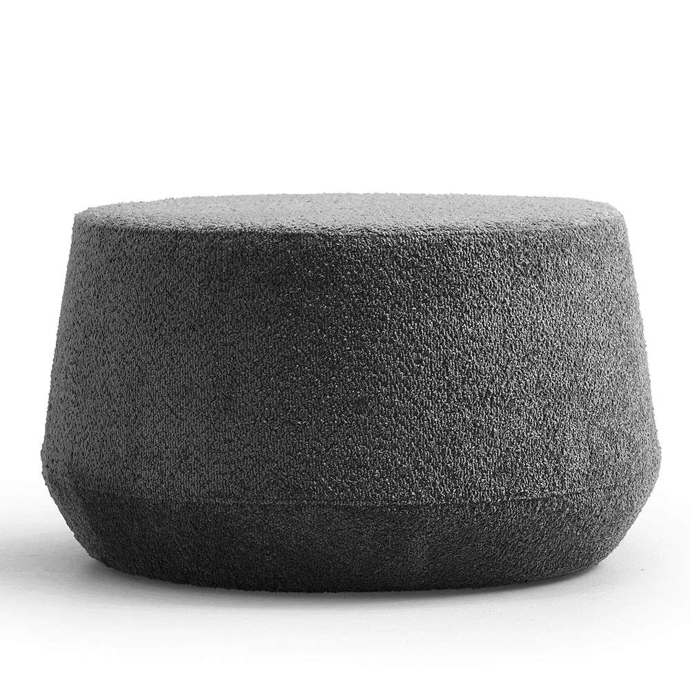 Grijze Nova Pouf poef mediumgroot