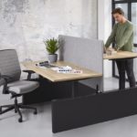 Duo bench zwart eiken sfeer met wang